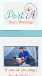 Mobile Screenshot of portabeachweddings.com